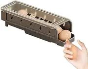 Refrigerator Egg Organizer, Fridge Egg Dispenser, Kitchen Egg Organizer, Rolling Egg Dispenser, Stackable Egg Dispenser With Slide for Refrigerator, Kitchen, Cabinets, Dining Table