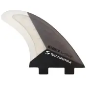 SCARFINI TRI THRUSTER Carbon Base DUAL TAB V3/L Surfboard Fins