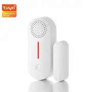 Tuya Smart WiFi Door Window Sensor Door Open/Closed Detectors Sound and Light Alarm Timer Alarming APP Remote Monitoring