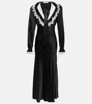[Rodarte] Rodarte Silk satin midi dress AU 8 pink