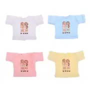 Lovely Printing T-Shirt for OB11 Mini Blythe Doll Dress Up Accessory