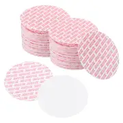 70mm/2.73" Foam Lid Liner, 200Pcs PS Resistant Pressure Sensitive Seal White Red