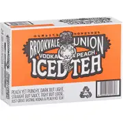 Brookvale Union Vodka Peach Iced Tea Can 330mL