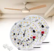 Ceiling Fan LED Light Replacement, 4 Inch 18W Ceiling Fan Light Kit 120V Dimmabl