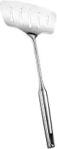Widen Stainless Steel Slotted Turner Versatile Kitchen Utensil for Cooking Fish Pizza Steak More Easy Liquid Drainage Mess Handling