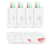 PIR Motion Sensor Alarm Set Anti-theft Home Shop Security Chime/Mute Adjust ×4