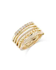 Bloomingdale's Fine Collection Diamond Stackable Ring in 14K Yellow Gold, 0.50 ct. t. w.