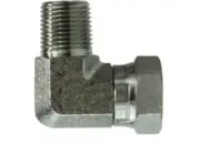150122 Midland Steel 90 Elbow 1/8 Inch Male NPT x 1/8 Inch Female Pipe Swivel