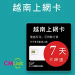 【CITIMOBI】越南上網卡 - 7天吃到飽(不降速)