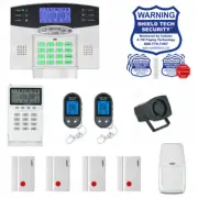 Wireless Home Security System 2-Way LCD Remote Burglar Alarm VOIP Phone Line HD