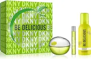 Be Delicious by Donna Karan for Women - 3 Pc Gift Set 3.4oz EDP Spray, 0.5oz EDP Spray, 5.1oz Shower Mousse