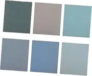 OSOLADY 6Sheets Wet Dry Sandpaper Assortment Kit Precision Grits for Carbide Sheets for Fine Grinding and Polishing