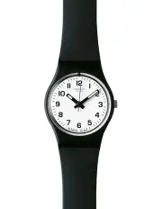 [Swatch] Something New Black Analog Watch