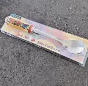 NEW Joie De Vivre JAM Honey Spoon Ceramic Handle Strawberry Grape Raspberry Art