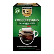 Robert Timms Coffee Bags Italian Espresso 24 pack