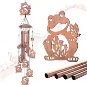 Frog Wind Chimes Outdoor Frog Gifts for Women/Men/Mom/Wife/Grandma Birthday Gift