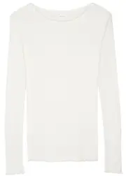 Skall Studio Edie Pointelle Cotton top - Off White - L L
