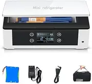 Small Refrigerator, Diabetes Bag, Insulin Cooling Case, LED Display Medicine Refrigerator Drug Reefer 2-8°C for Travel Car Medicine Refrigerator, Battery Working 8 Hours