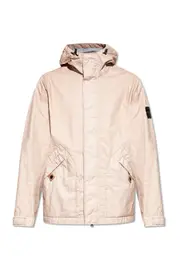 Stone Island Compass Patch Hooded Jacket Antique roses