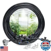 HIRALIY Misting Cooling System 81.8FT (25M) Misting Line + 29 Mist Nozzles +
