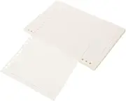 60pcs Lined Notebook Paper Refills Thick Blank Inserts for Binders Journal Planner Double Sided Writing Design for Structured Creativity