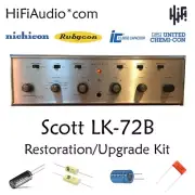 Scott LK72-B tube amplifier restoration repair service rebuild kit fix capacitor
