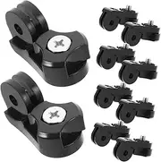 POPETPOP 10pcs Action Camera Adapter Versatile Conversion Cameras Effortless Vertical Mounting Compatible with Multiple Brands Dual Shooting Capability