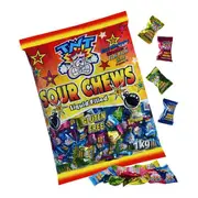 1kg TNT Assorted Liquid Filled Sour Chews