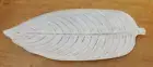 BLACK FRIDAY SALE 45CM DECORATIVE BANANA LEAF TRAY WHITE WASHED WOODEN DESIGN