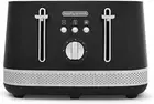 New Illumination 4 Slice Toaster, Black