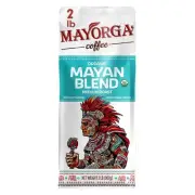 Organic Coffee 2lb Mayan Blend - Medium Roast Whole Bean Coffee Specialty Gra...