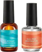 Amagogo 15ml Nail Prep Dehydrator and Primer Quick Dry Portable Professional Nail Gel Quick Dry Desiccant for Nail Salon