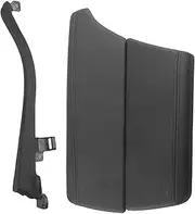 Car Front Center Console Armrest Cap Cover W/Armrest Cover Lid Compatible For BMW F10 2010-2017 5Series(Black)