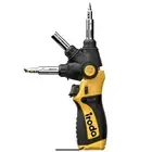 IRODA PRO15 Cordless Soldering Iron – Butane Multi-Angle, 10-Tip Kit for D