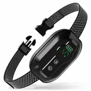 Dog Bark Collar Shock Vibration Training Collar Rechargeable Waterproof 5 Levels Sensitivity For Large,Medium,And Small Dogs Color Black