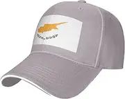 [SSIULUS] Flag of Cyprus Casquette Cap Hats,Trucker,Baseball Cap with Snapback,Perfect for Summer,Golf