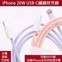 在飛比找松果購物優惠-小米有品 雙USB-C iPhone15 編織快充線 35W