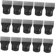 PAMINGONO 15pcs Hair Dryer Diffuser Combs Attachment Set Professional Blow Dryer Comb for Hair Salon Heat Resistant Hair Dryer Nozzle