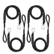 Bungee Dock Lines, Boat Ropes for Docking,Mooring Rope with Stainless Steel C...