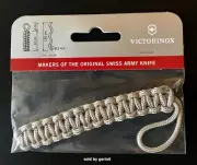 Swiss Army Paracord Pendant Knife Lanyard, Silver, Victorinox, New In Package