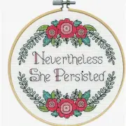 Janlynn Persist Cross Stitch Kit