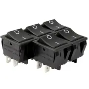 5Pcs AC 20A/125V 22A/250V DPST 4P 2 Position I/O Boat Rocker Switch