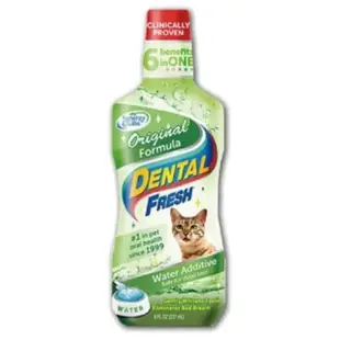 【美國潔牙白Dental Fresh】貓咪版潔牙液 237ml*4入組(寵物潔牙)