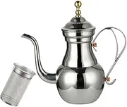 IMIKEYA Hand Brewing Coffee Pot Spout Middle Eastern Style Kettle for Coffee and Tea Brewing Built Filter for Home and Restaurant Use