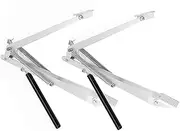2 Pack Aluminum Greenhouse Automatic Window Opener, Solar Thermal Roof Window Opening Kit, Automatic Roof Vent Opener, Greenhouse Accessories (Double Spring)