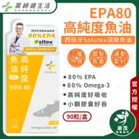 在飛比找蝦皮商城精選優惠-藥師健生活【EPA80高純度魚油 90粒】 EPA80% 小