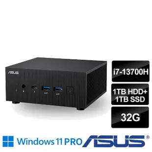 【ASUS 華碩】i7迷你電腦(PN64-E1-S7029AV/i7-13700H/32G/1TB SSD+1TB HDD/W11P)