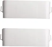 2 Pcs Bedside Storage Box Household Storage Box Tissue Container Practical Storage Box Student Pp Infant Products White Storage Rack Feeding Bottle Box Storage Box for Baby