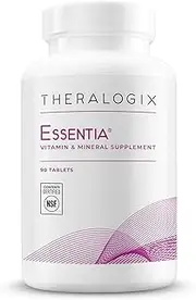 Theralogix Essentia Daily Multivitamin for Women with Iron | Immune, Metabolism & Antioxidant Support Supplement | 90-Day Supply