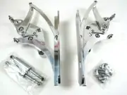 1971-73 Ford Mustang Aluminum Hood Hinge Kit Polished W92203P